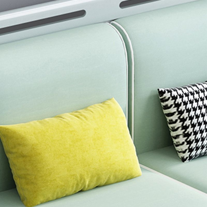 40"H Contemporary Sectional Sofa Fabric Sectional with Bostol Pillows