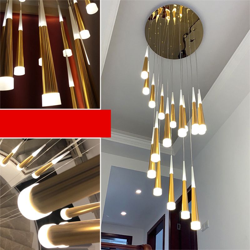 Modern multi -light hanger Led Light Indoor Hotel Light Long Trap Light