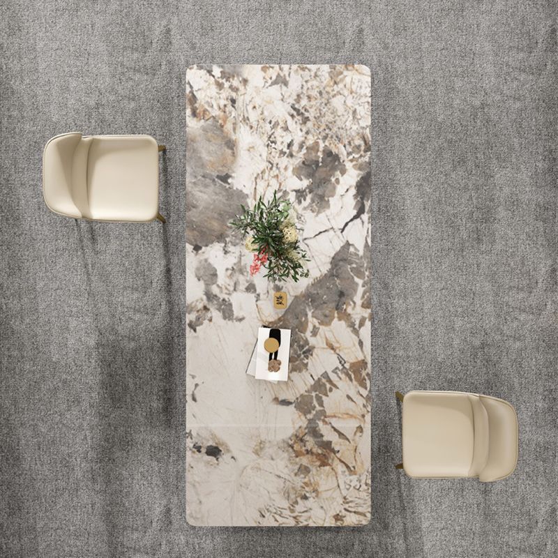 Contemporary Dining Set Stone 1/4/7 Pieces Dining Furniture for Home