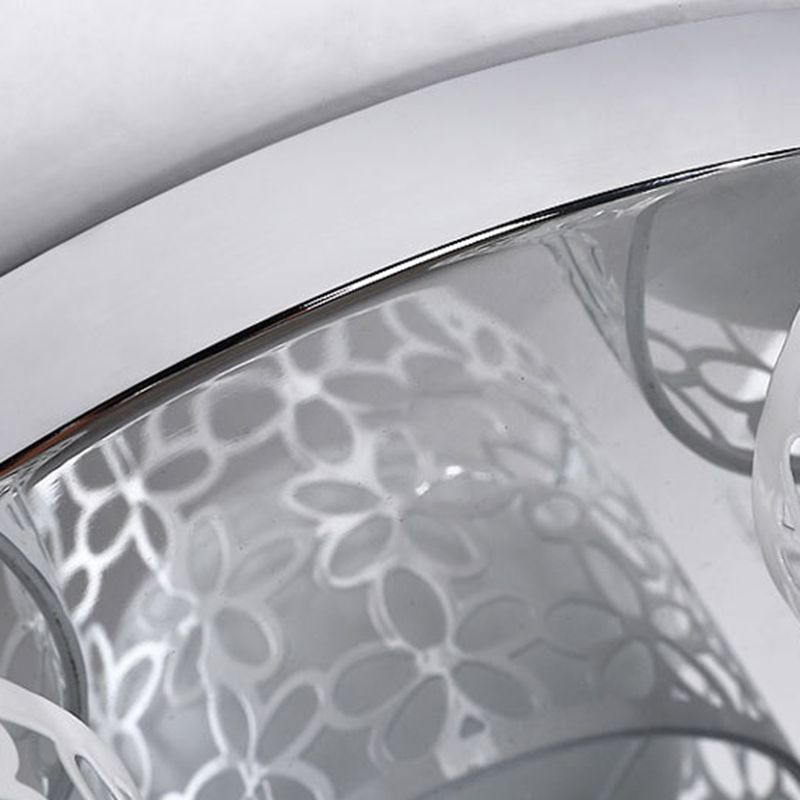 Modern Style Ball Shape Flush Mount 5-Lights Glass Ceiling Light for Bedroom