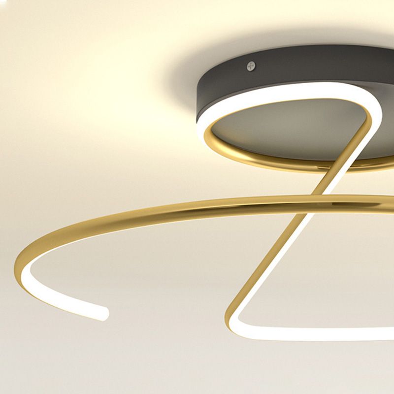 Modern Style Led Flush Mount Lighting High Brightness Metal Linear Led Ceiling Light for Corridor