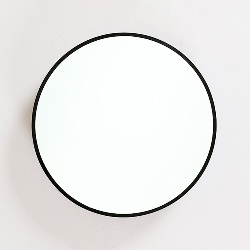 Lámpara de techo LED de forma redonda, acrílico moderno, 1 luz, montaje empotrado para sala de estar