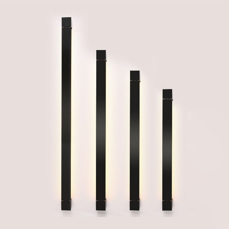 Modern 1-Light LED Wall Sconce Metal Linear Wall Mounted Light for Bathroom