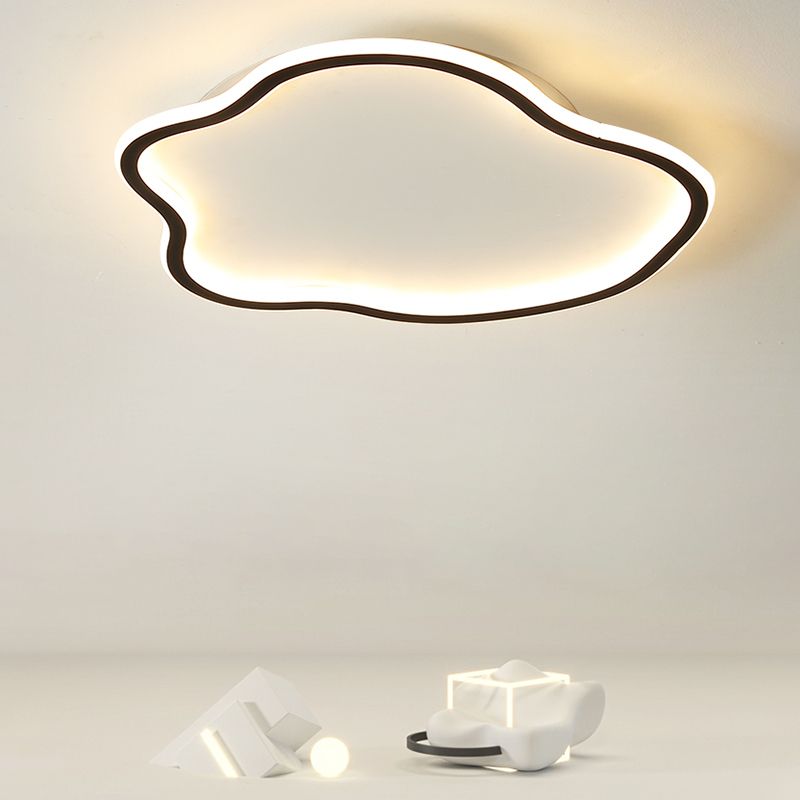 Lámpara de techo moderna geométrica ultrafina de luces de techo de montaje en superficie LED para dormitorio