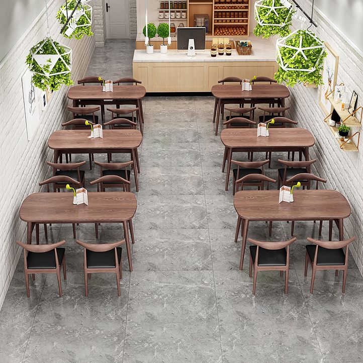 Contemporary Style Dining Room Sets with Wooden Dining Table and Chairs