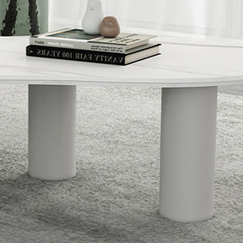 Modern 3 Legs Coffee Table Slate Coffee Table for Living Room