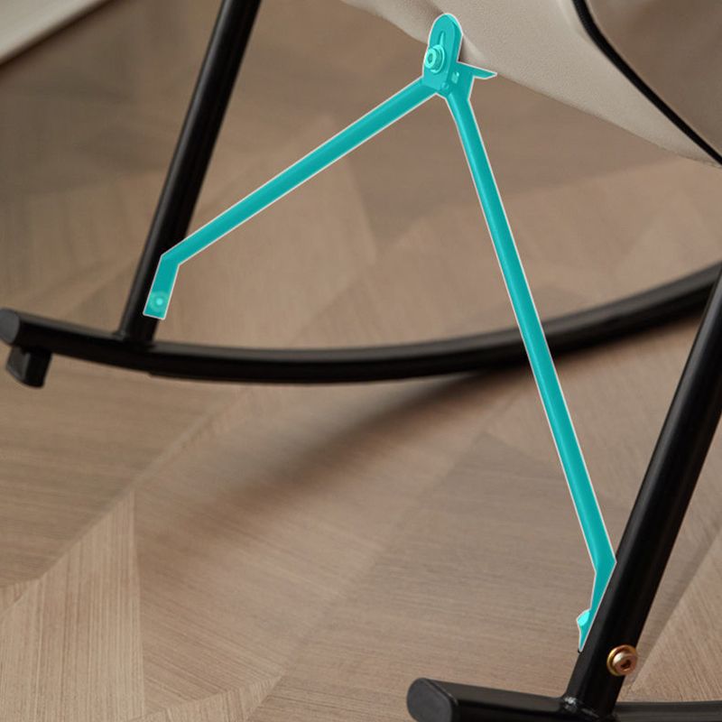 Contemporary Style Single Sofa Rocking Chair Simple Indoor Rocking Chair