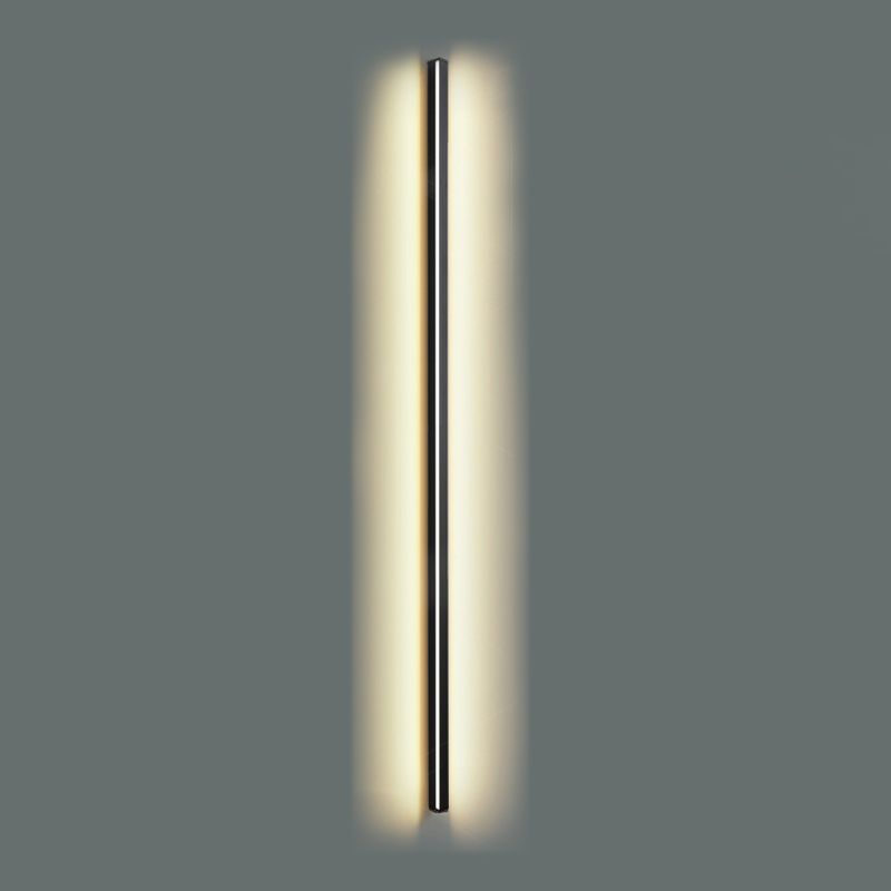 Bar Shaped Wall Sconce Light Minimalist Metal LED Wall Mounted Lamp over Bed