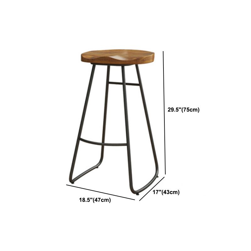 Modern Rectangle Solid Wood Bar Table Set 1/5/6 Pieces Counter Table with Backless Stools