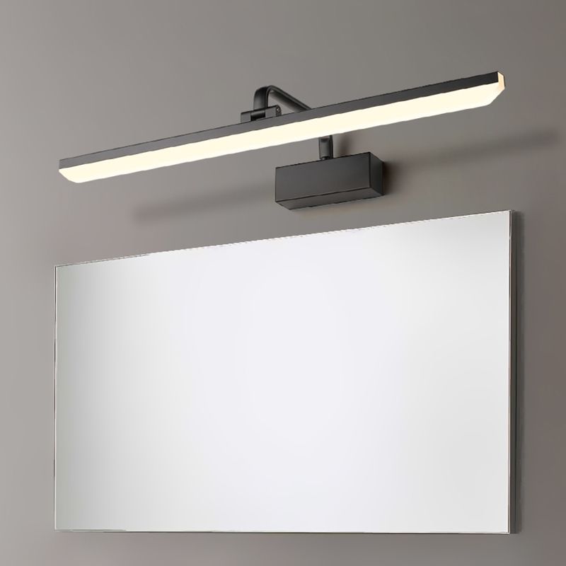 1 lichte lineaire wandwandcontract Moderne stijl metalen wandverlichting voor doucheruimte