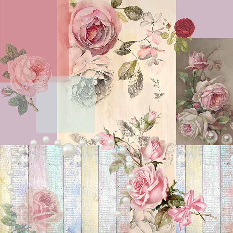 Environment Friendly Wall Mural Wallpaper Plants Sitting Room Wall Mural