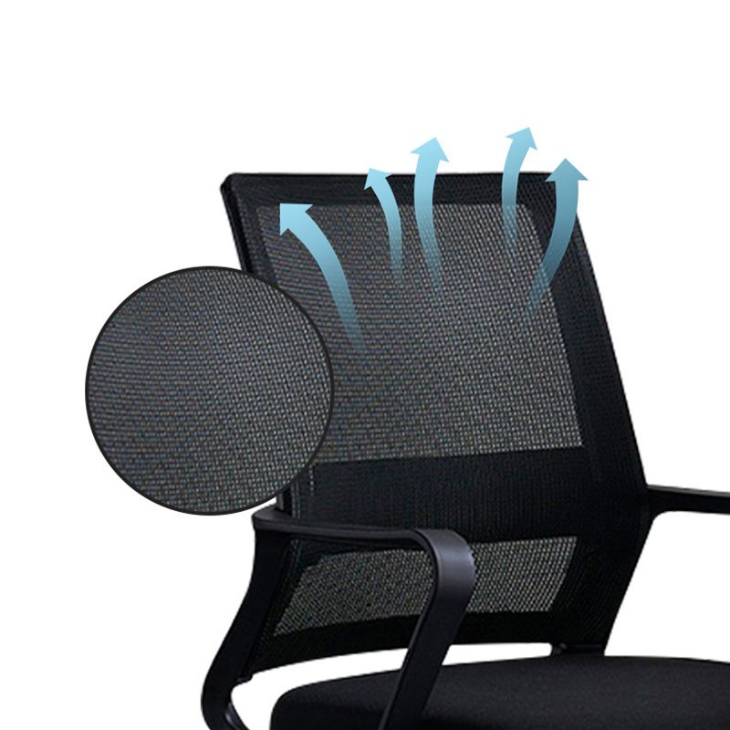 Ergonomic Mesh Mid-Back Desk Chair Tilt Mechanism Office Chair
