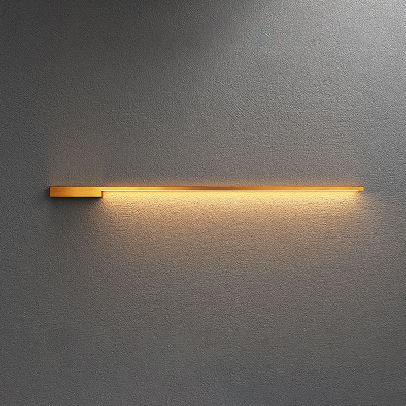 Nordic Style LED Vanity Light Iron Strip Shape Vanity Lamp for Shower Room