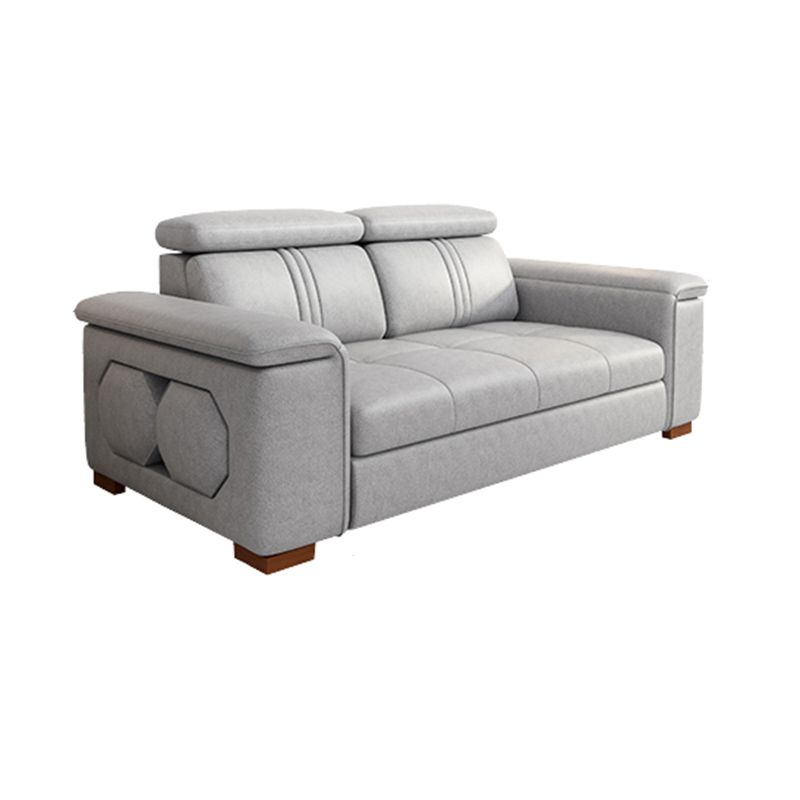 Silve Faux Leather High Back Pillow Top Arm Sofa/Sectional with Stain-Resistant