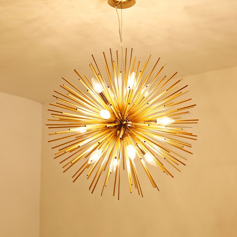 Lampada il lampadario del dente di dente di dente di dente di dente di dente di dente di illuminazione a sospensione in metallo