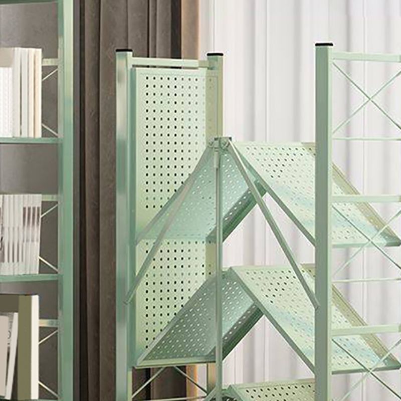 Modern Metal Etagere Shelf Bookcase Open Book Shelf for Study Room