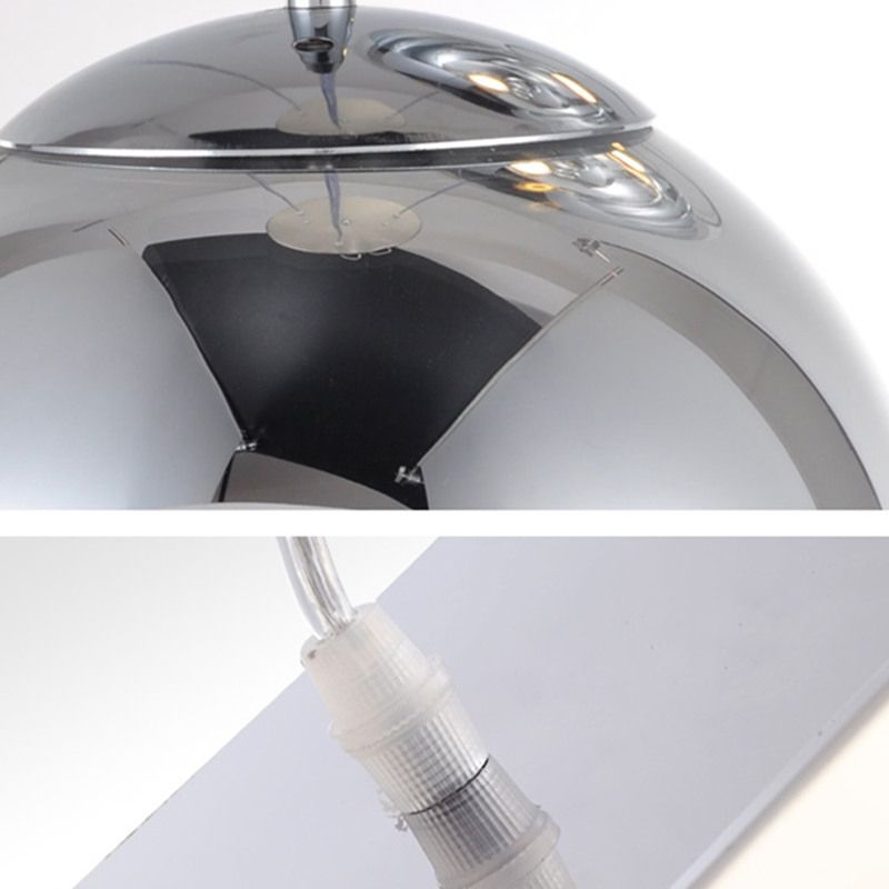 Glass Ball Pendant Lighting Modern 1 Head Hanging Lamp for Dinning Room