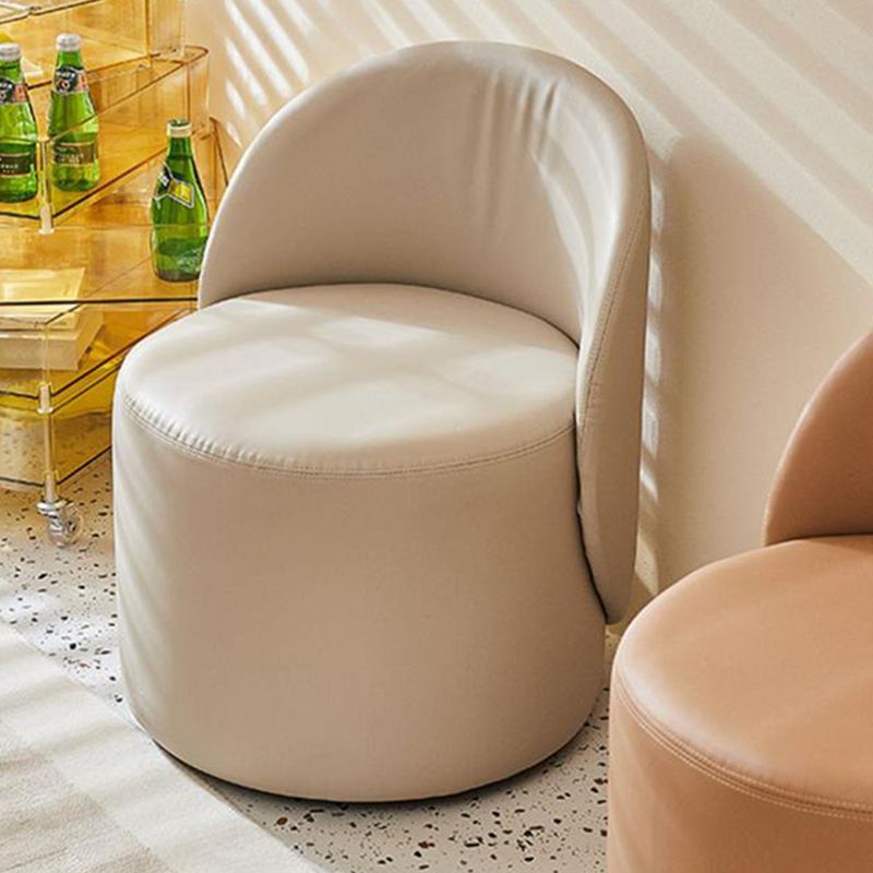 Armless Chair 21.6" L X20.0"W X29.9"H Swivel Chair for Living Room