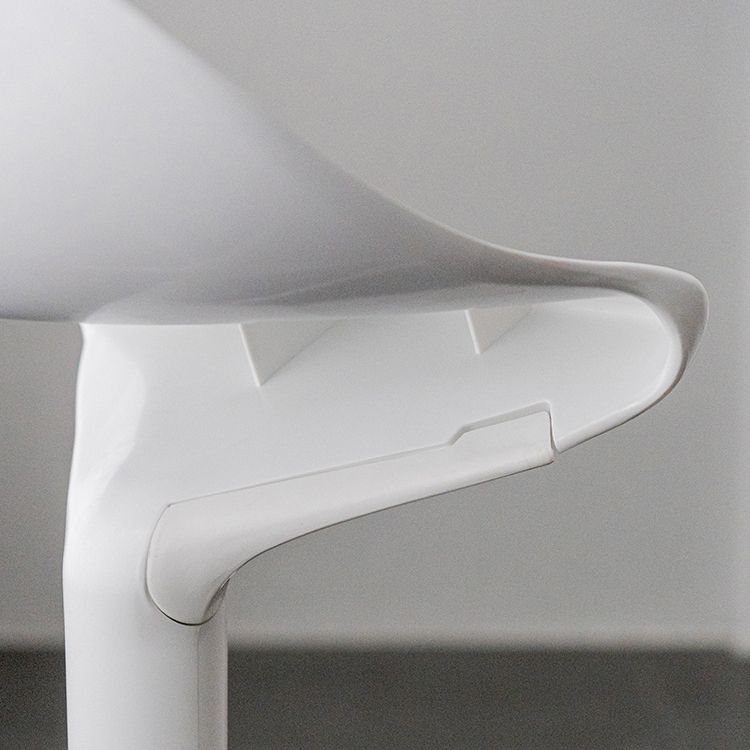 Plastic Counter Height Stools with Footrest Modern Counter Chair