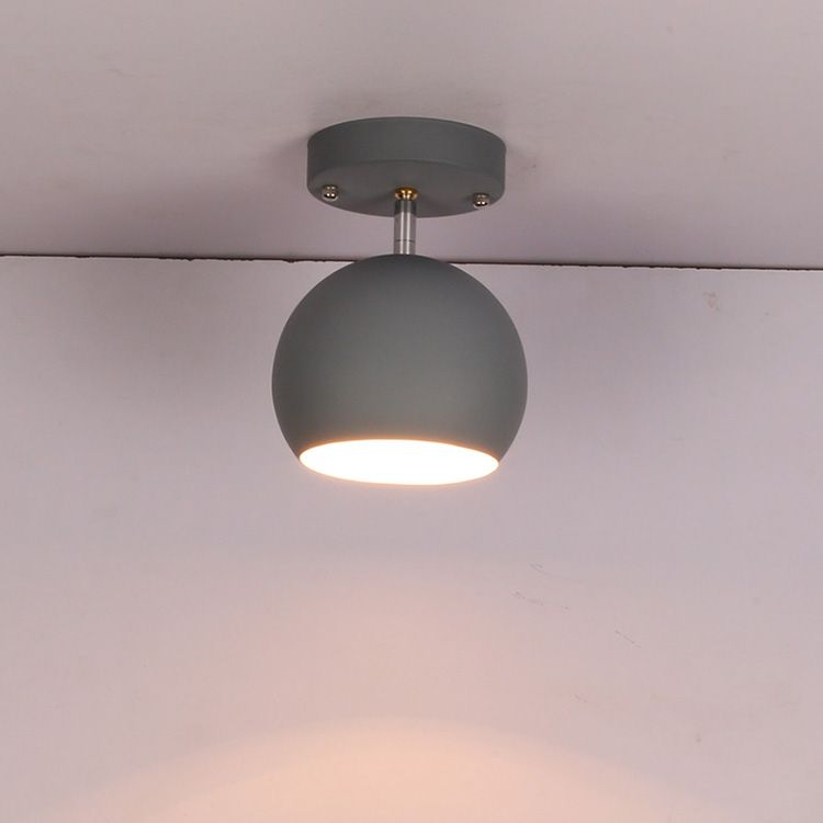 Zeitgenössische Spülleuchten Eisenschalen-förmige Makkaron-Flush-Halterunglampe