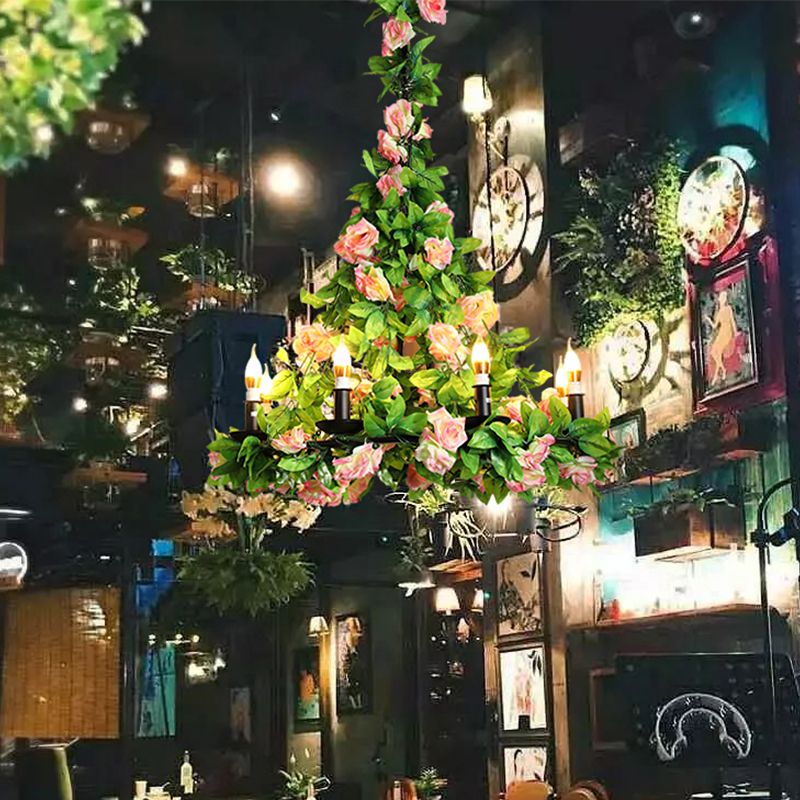 Green 8 Bulbes LAMPE DE CHANDELER