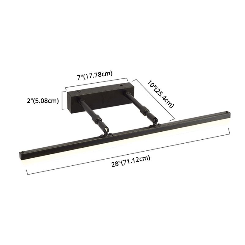 Waschtische Lichtbalken Metall Wandmontierte Waschtischlichter moderne Waschtischbeleuchtung für Badezimmer