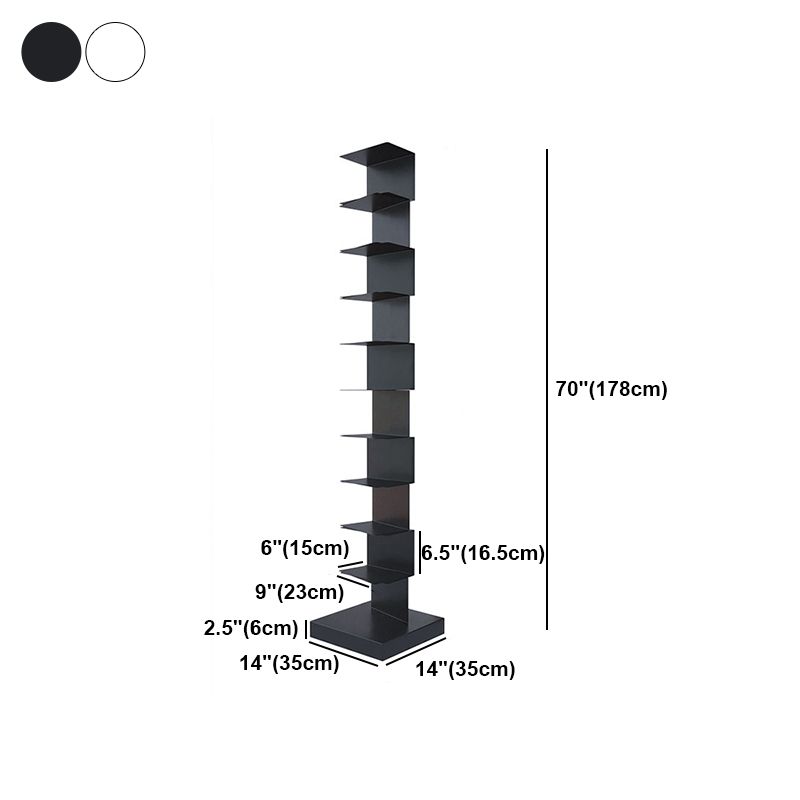 Moderner Stil vertikaler Bücherregal Edelstahl geschlossenes Rückenregal Bücherregal