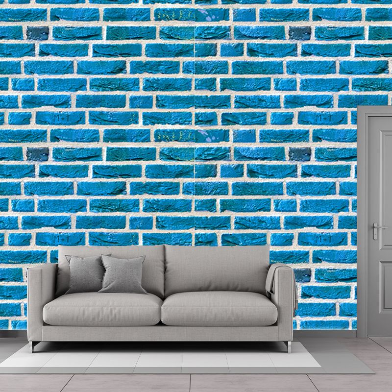 Industrial Style Brick Wall Mural Living Room Wall Art, Personalized Size Available