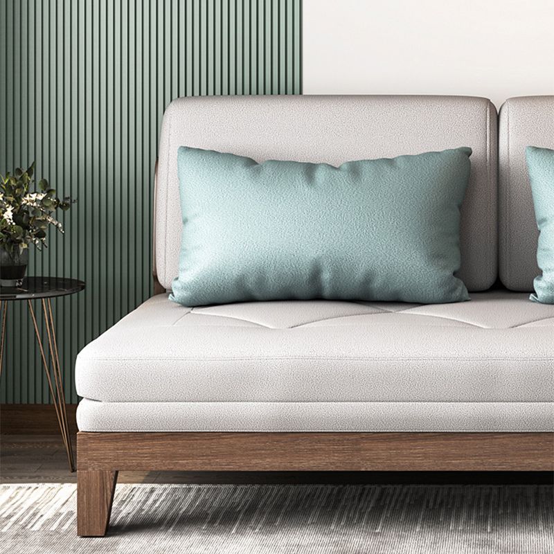 40.15" Wide Sofa Bed Faux leather Sleeper Sofa with Upholstered