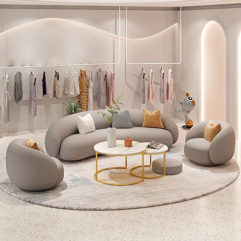 Tuxedo Arm Sofa with Pillows Cushions Standard Seating for Living Room