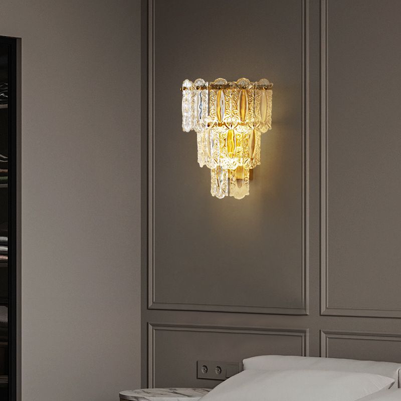 Nordic Wall Light Sconce Creative Glass Wall Light Fixture for Bedroom