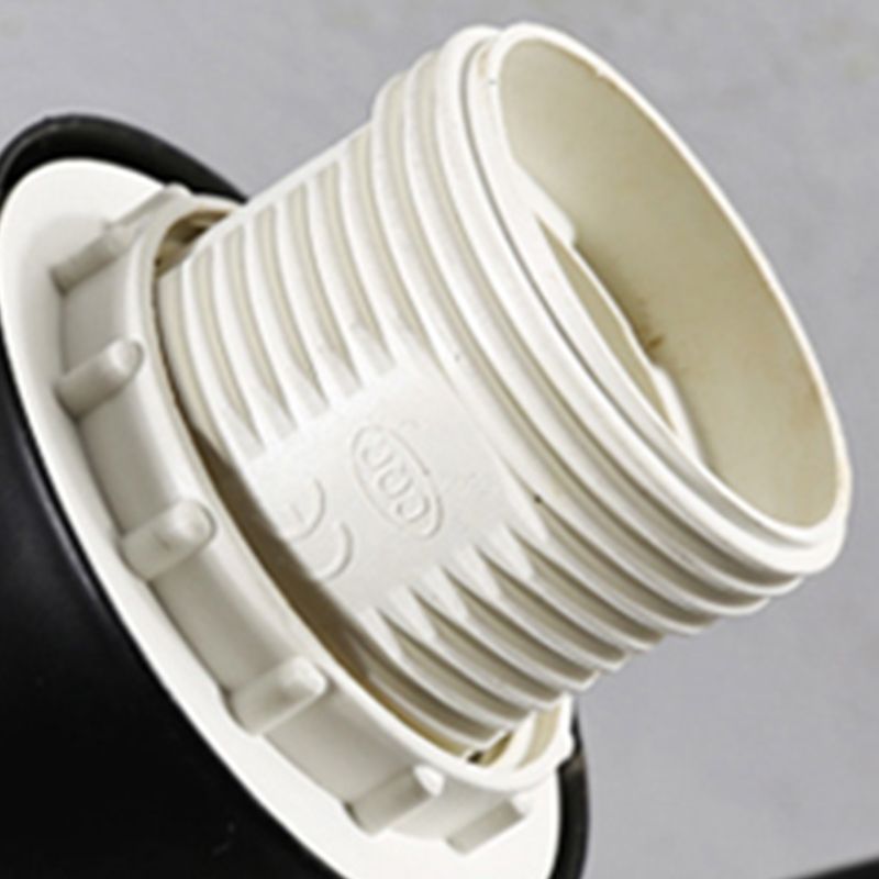 Black Flush Mounted Lamp Simple Style Glass Cone Ceiling Light Fixture