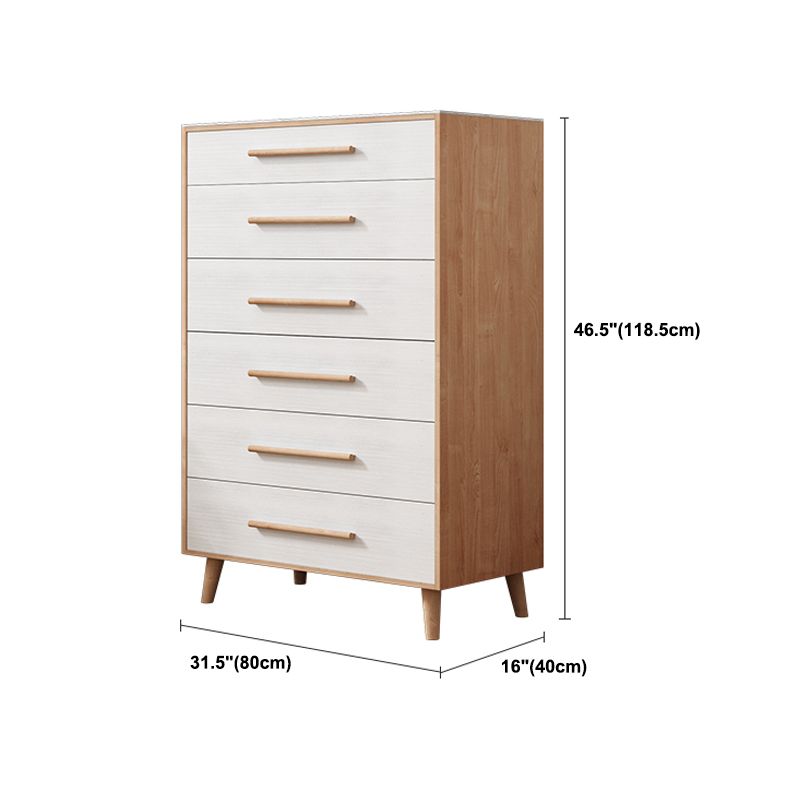15.6-inch Width Dresser Modern Storage Chest with 4/5/6 Drawers