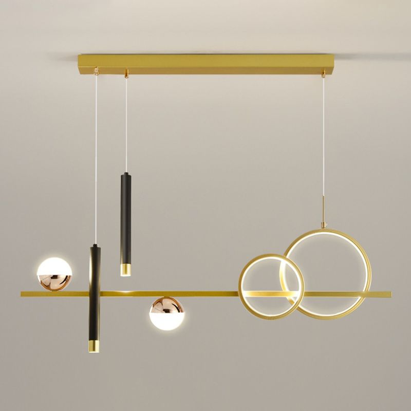 Linear Isola Lighting Acrilic Contemporary Simplicity Fishings a sospensione per il ristorante