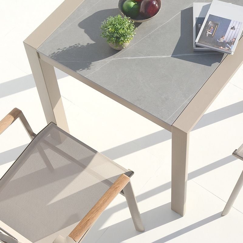 Bohemian 1/4/5/7 Pieces Dining Set Stone Dining Table Set for Outdoor