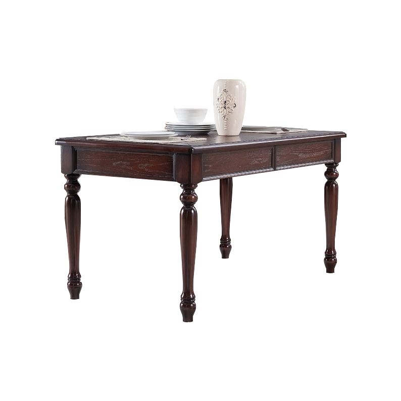 Mid-Century Modern Rectangle Dining Table Wood Table for Kitchen,55"L x 31.5"W x 29.5"H