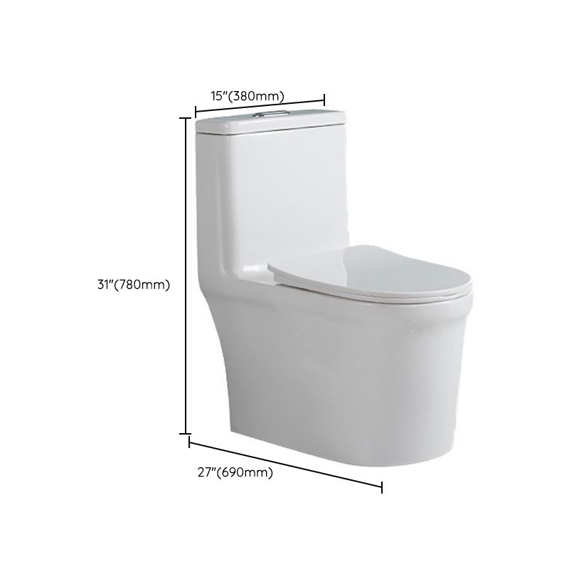 Traditional All-In-One Flush Toilet Floor Mounted Urine Toilet for Bathroom