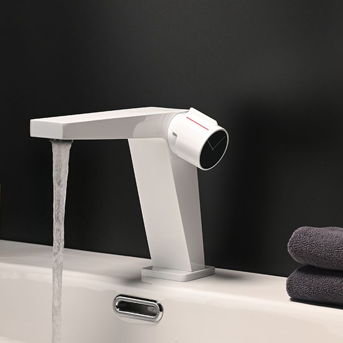 Contemporary Vessel Sink Faucet Knob Handle Bathroom Vessel Faucet