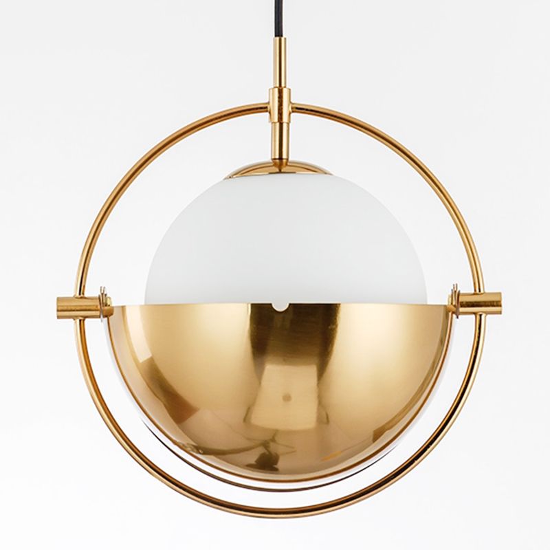 Tonalità mobili contemporanee la luce appesa 1 ciondolo sospensione in metallo leggero per camera da letto