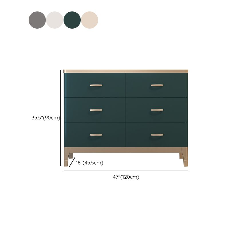 Classic Glam Solid Wood Lingerie Chest Vertical Storage Chest for Bedroom