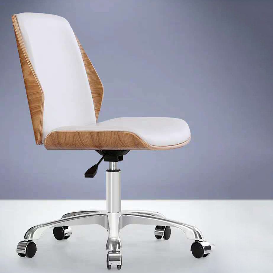 Contemporary Workspace Office Chair Armless Upholstered Task Chair