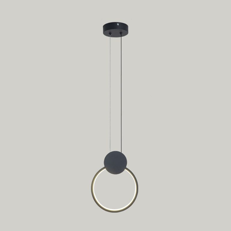 Simplicity Linear Hanging Light Kit Aluminum 1-Light Ceiling Light for Dining Room