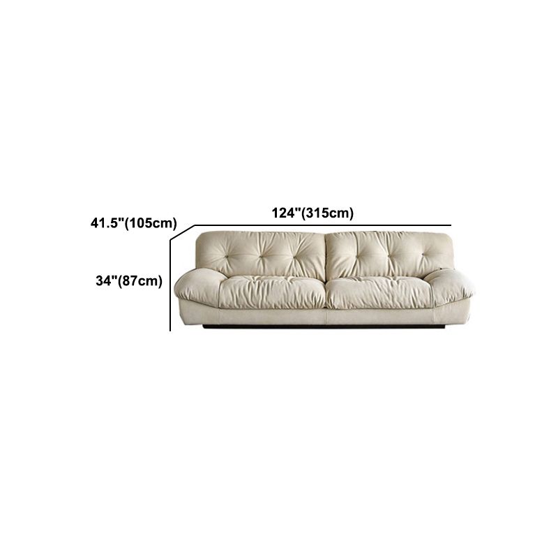 Tufted Standard Sofa 41.33" D x 34.25" H Armless Sofa for Living Room