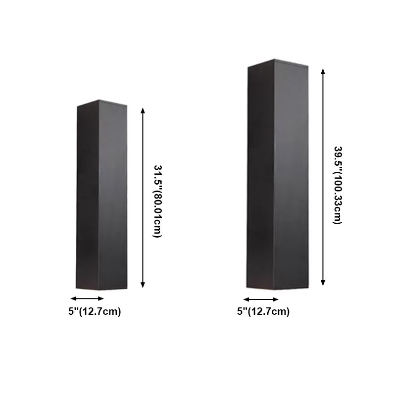 Fissaggi geometrici in alluminio a parete geometriche in stile moderno a 2 luci