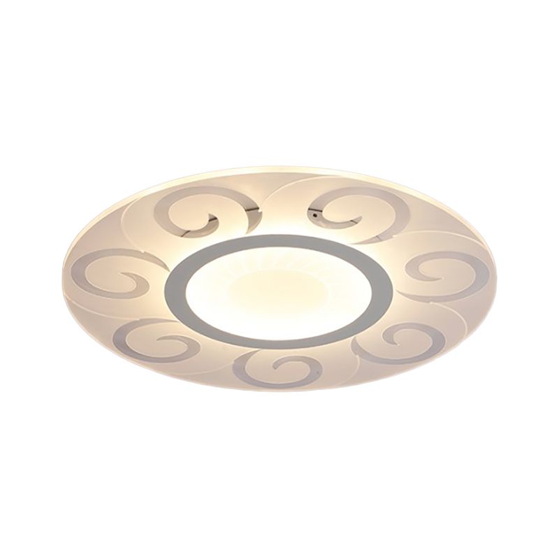 16"/19.5"/23.5"/29.5" W Acrylic Ultra Thin Flushmount Lighting Modernism Led Flush Ceiling Light for Living Room