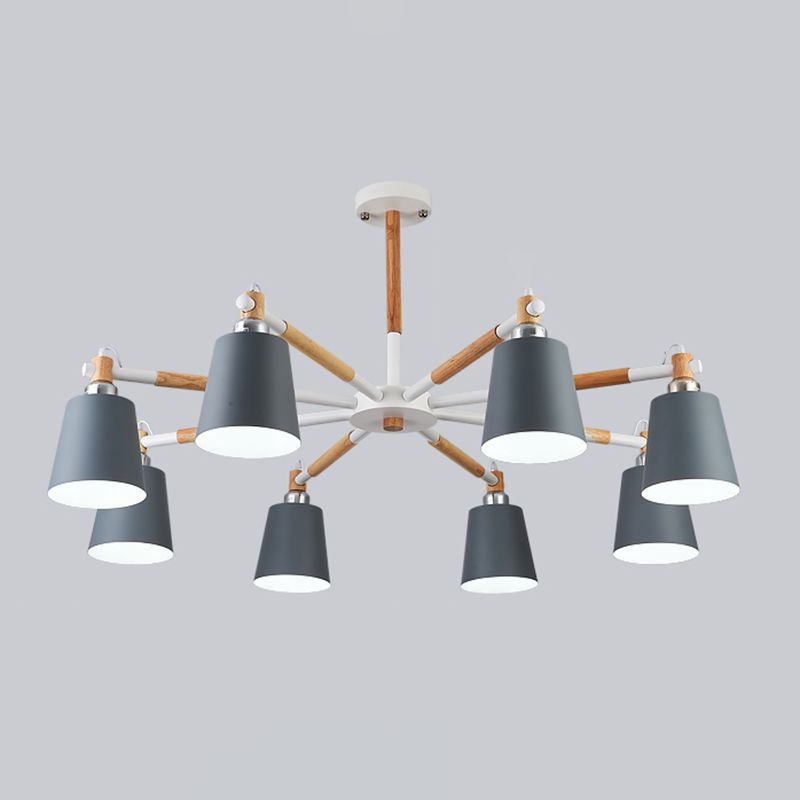 Contemporary Stained Glass Ceiling Pendant Light Sputnik Hanging Pendant Light for Living Room