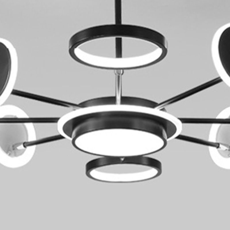 Eisenrahmen Kronleuchter Beleuchtungsbestand Moderner Kronleuchter anheizt Licht für Wohnzimmer