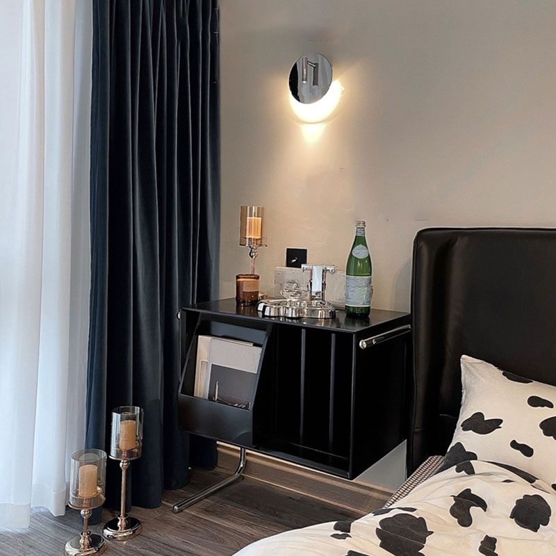 28.5"H Modern Style Bookcase Pine Wood Closed Back Bookshelf for Home Office