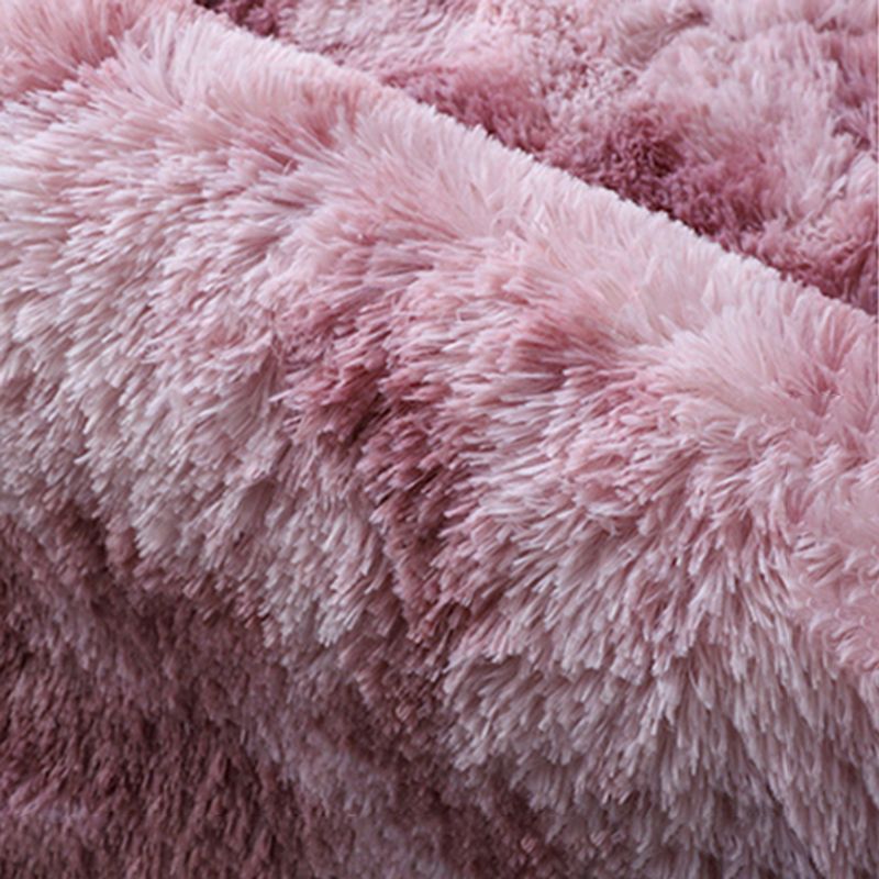 Multicolor Simple Area Carpet Polyester Solid Indoor Rug Anti-Slip Backing Carpet for Living Room