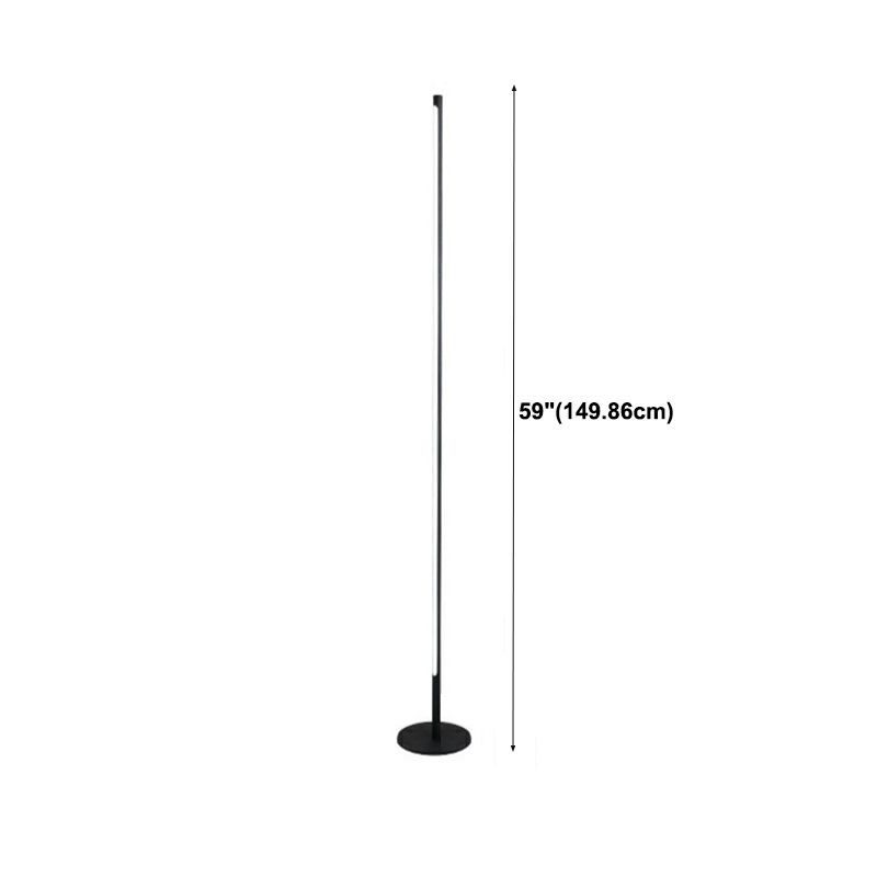 Nordic Style LED Floor Lamp Aluminium Geometry Line Floor Light for Living Room